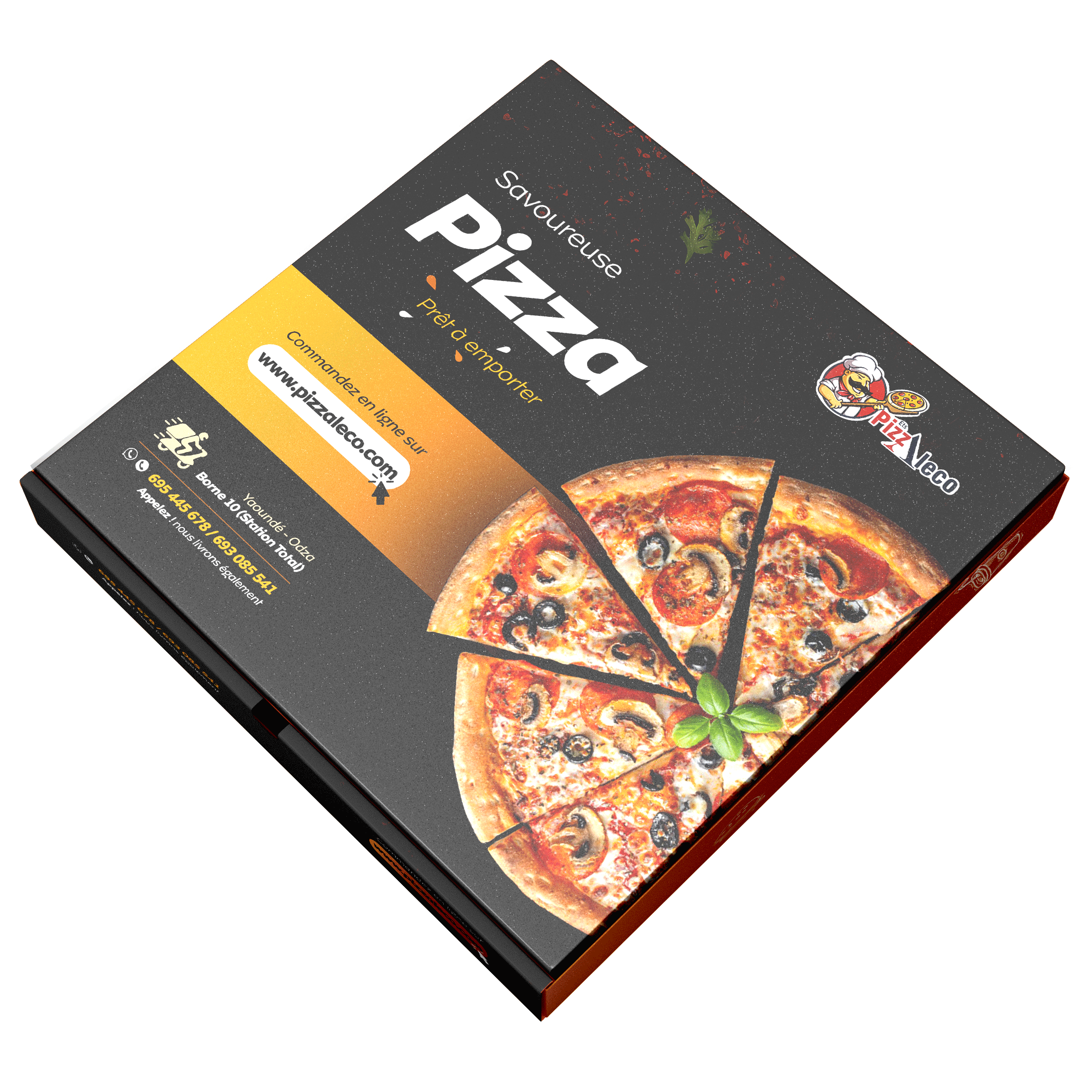 Delicious Pizza Box